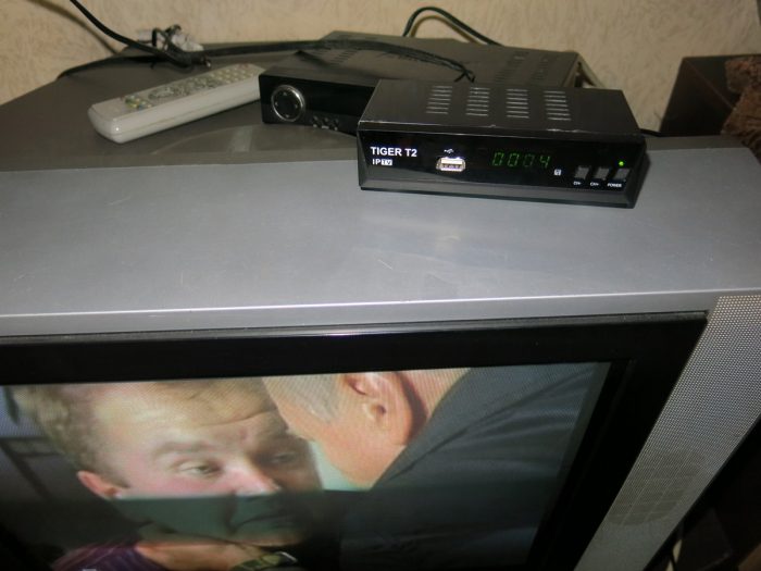 Отремонтированный DVB-T2 ресивер Tiger T2 IPTV
