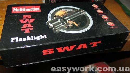 Упаковка фонаря SWAT 8008 38000W