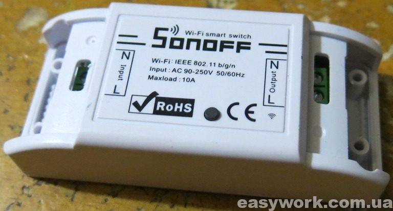 Wi-Fi реле Sonoff Basic