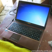 Замена клавиатуры ноутбука ASUS K53S