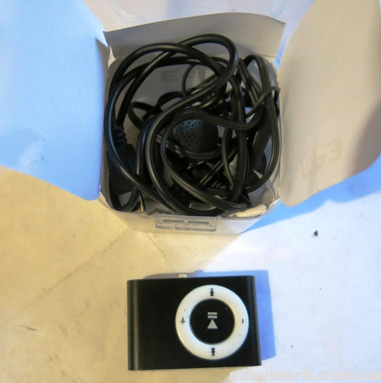 Корбка Mini USB MP3-плеера